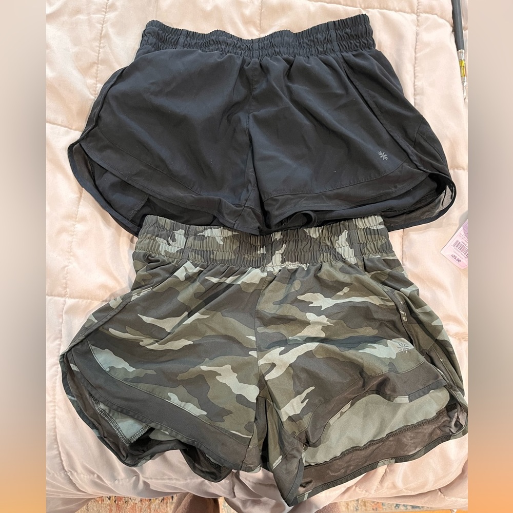 Womens athletica running shorts